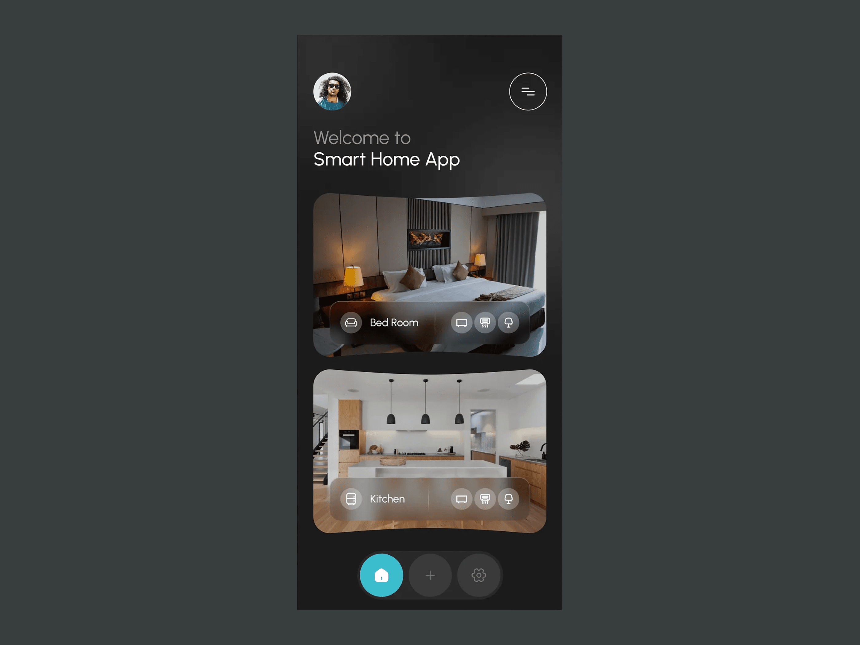 High-fidelity smart home app screens ready for developer handoff